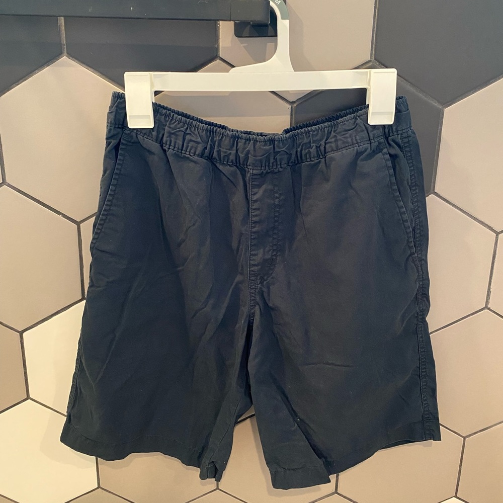 Uniqlo black drawstring shorts - size Small